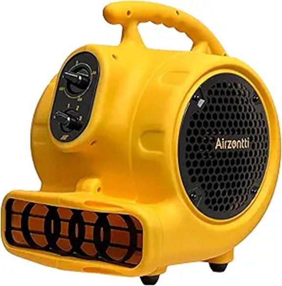 Heavy Duty Air Mover Fan with Timer and 3 Speeds