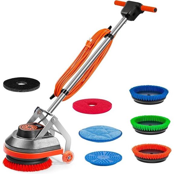 heavy duty floor scrubber