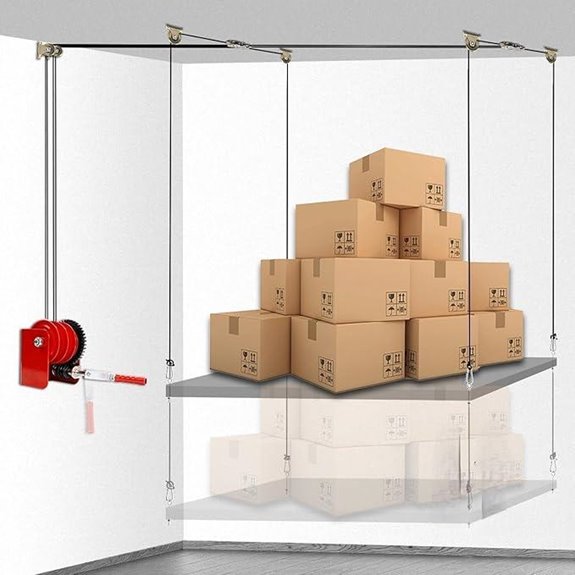 Heavy-Duty Ceiling Garage Storage Lift System