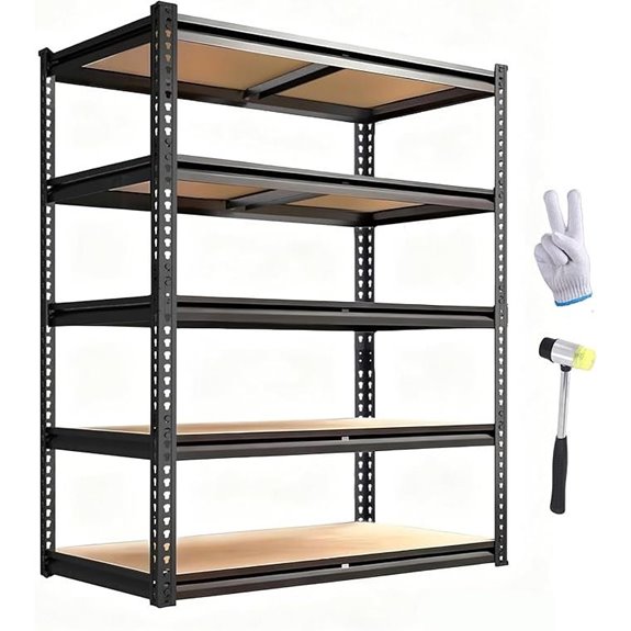 Heavy Duty Garage Storage Shelving Unit (2400 lbs)