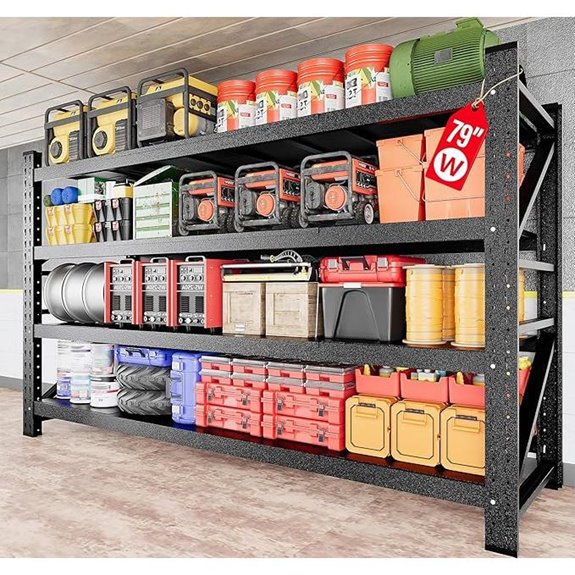 Heavy Duty Garage Shelving Units (79 Wide & Deep)
