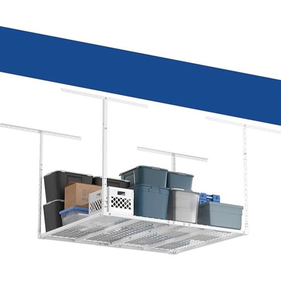 GIOTORENT Heavy Duty Garage Ceiling Storage Rack