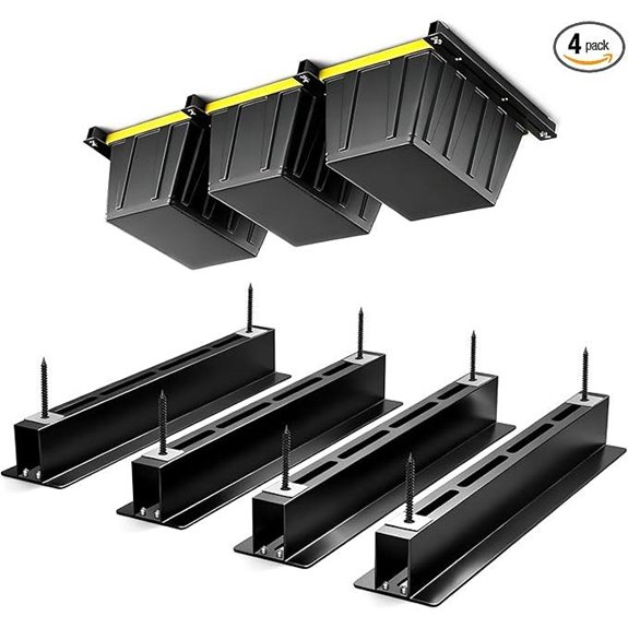 Overhead Garage Storage Rack 4 Pack Heavy Duty