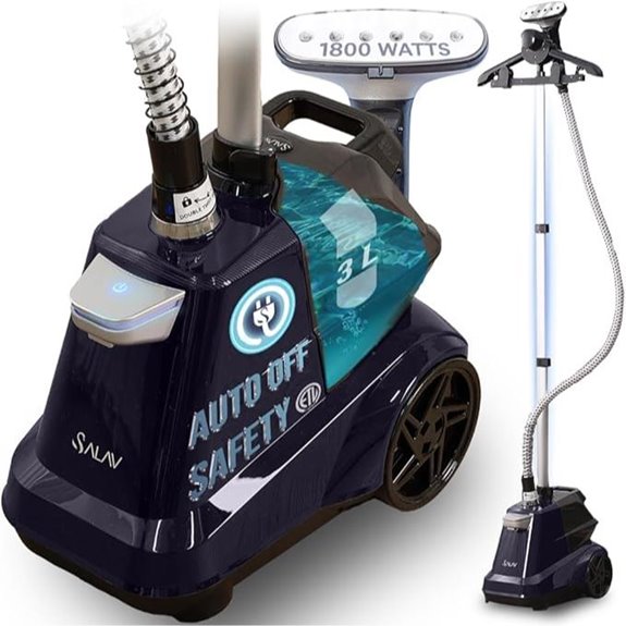 SALAV Heavy Duty Commercial Garment Steamer with Foot Control