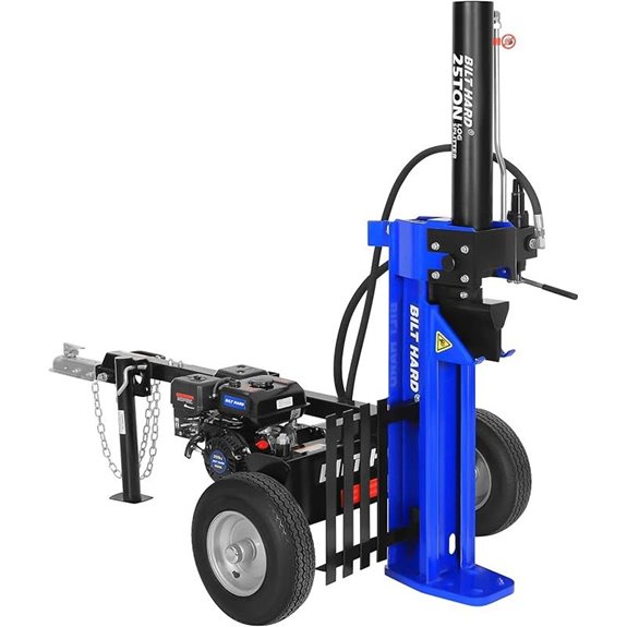 BILT HARD 25-Ton Gas Log Splitter with Vertical Option