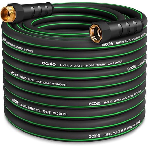 Heavy Duty 100ft Garden Hose Kink-Resistant Leakproof