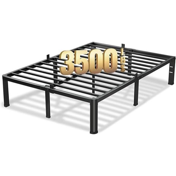 14-Inch Heavy Duty Metal Bed Frame with Support