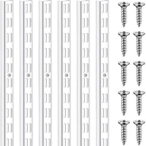 6 Pcs Heavy Duty Wall Shelf Support System