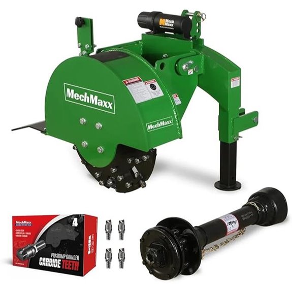 Heavy Duty 3-Point PTO Stump Grinder for Tractors