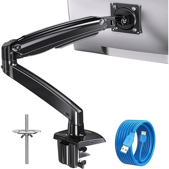 HUANUO Heavy Duty 49-Inch Ultrawide Monitor Arm