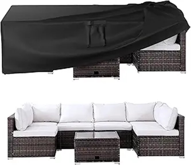 Waterproof Patio Furniture Cover Heavy Duty 600D