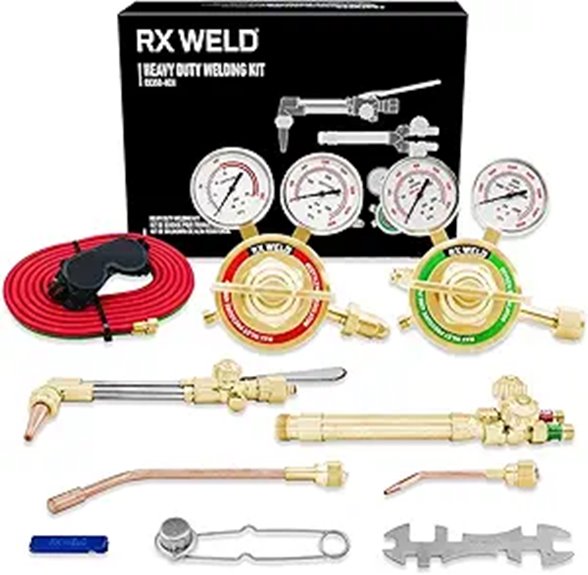 RX WELD Heavy Duty Oxy Acetylene Torch Kit