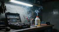 hidden garage toxic fumes
