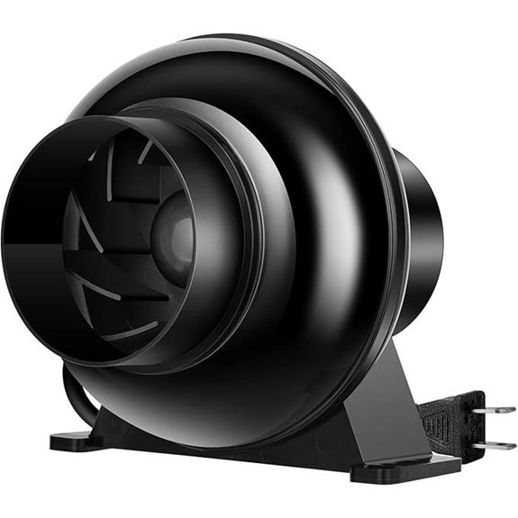 VIVOSUN D4 4-Inch 195 CFM Inline Ventilation Fan