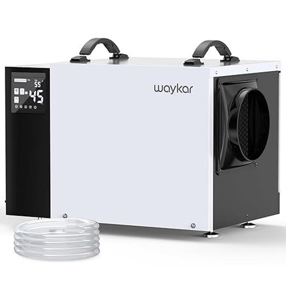 Waykar 125 Pint Crawl Space Dehumidifier with Pump
