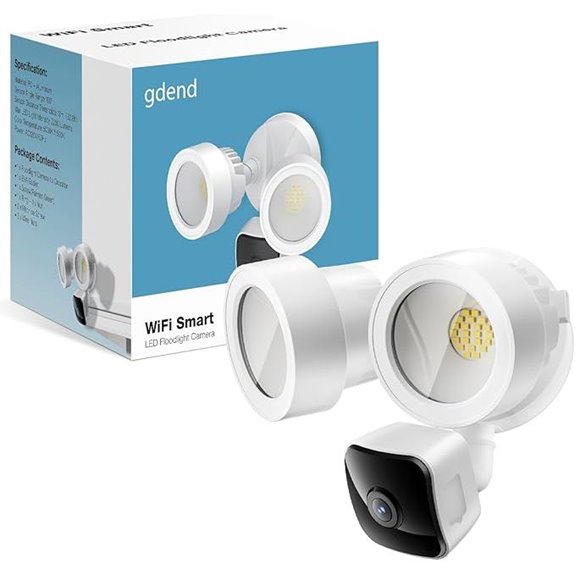 Wired Floodlight Camera with 3K UHD & Motion Sensor