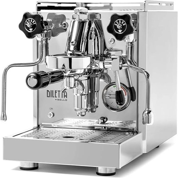 Diletta Bello Espresso Machine with Heat Exchanger