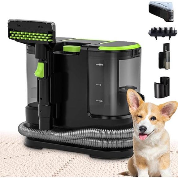 Portable Upholstery & Carpet Cleaner with High Power