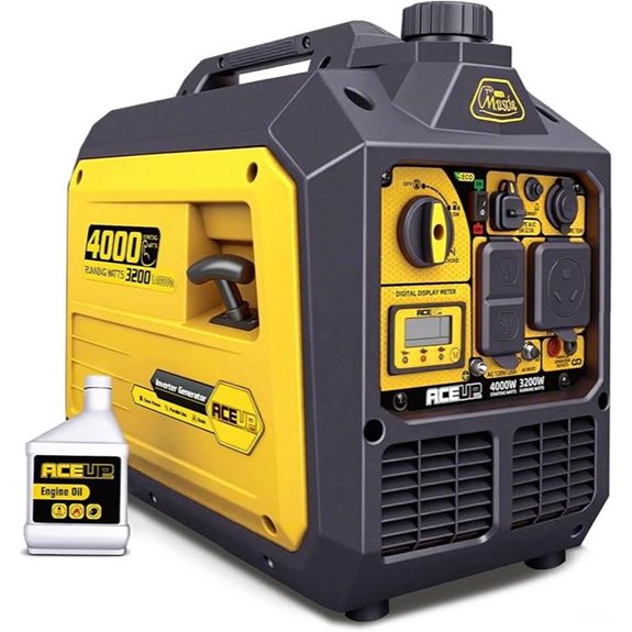 Aceup 4000W Gas Portable Inverter Generator