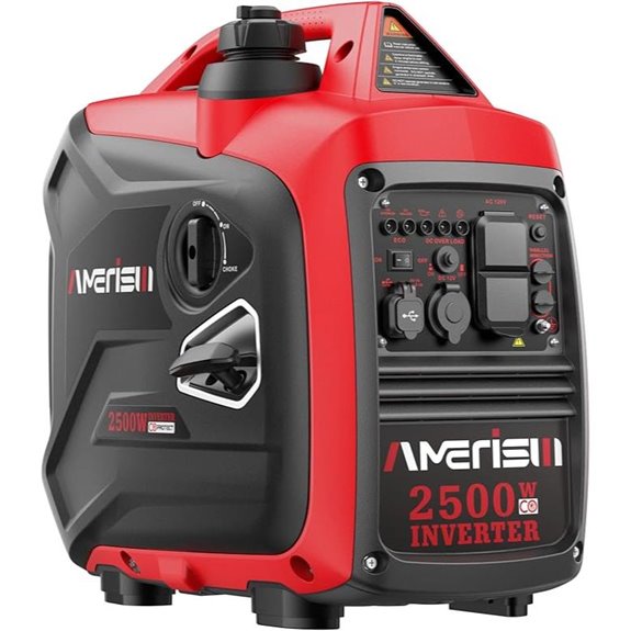 2500W Portable Gas Generator for RV and Home Backup