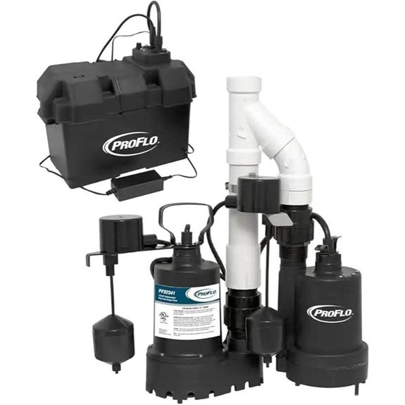 PROFLO 3/10 HP Combination Sump Pump System