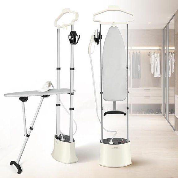 Professional 1500W Garment Steamer with Rotating Head