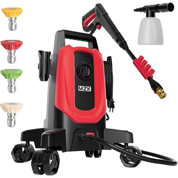 5200PSI Pressure Washer with Nozzles and Foam Cannon