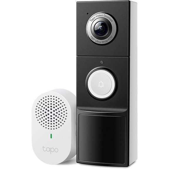 Tapo 2K Video Doorbell with Chime and Storage
