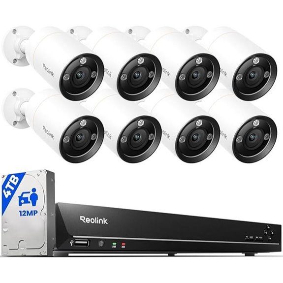 REOLINK 12MP Outdoor Security Camera System (8 Cameras)