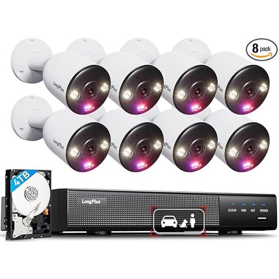 LongPlus 4K PoE Security Camera System (12MP 16CH)