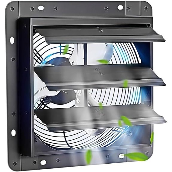 8-Inch High-Speed Wall Exhaust Fan (760 CFM)