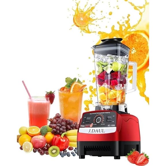Professional 2500W High-Speed Blender for Smoothies