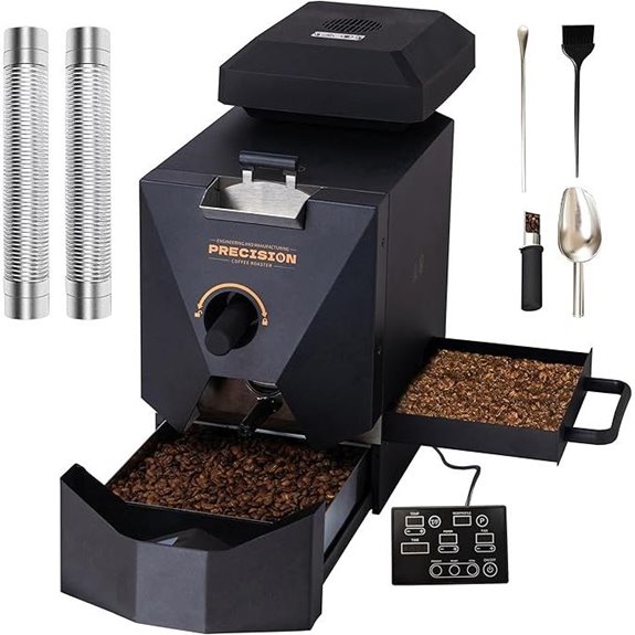Electric Coffee Roaster for Home Use with Smoke Filter