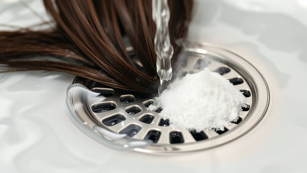 hot water baking soda drain