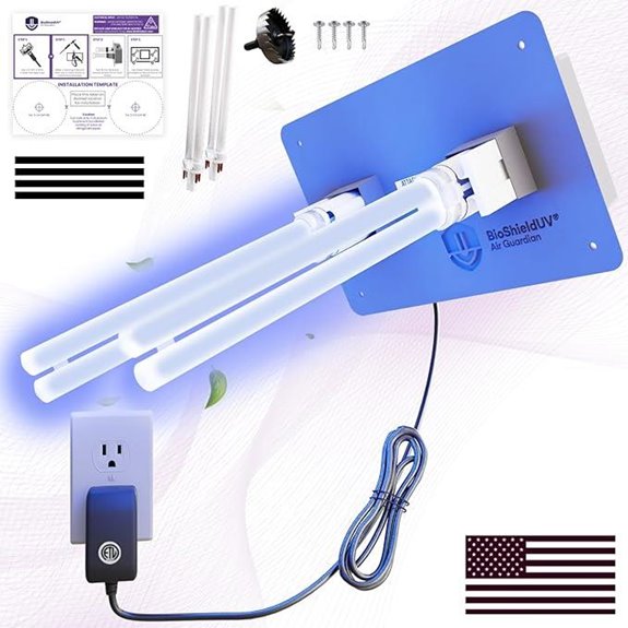 BioShieldUV HVAC UV Light Air Purifier System