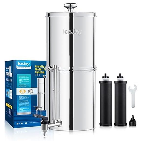 IceJoy 2.25 Gal Water Filtration System with NSF Certification