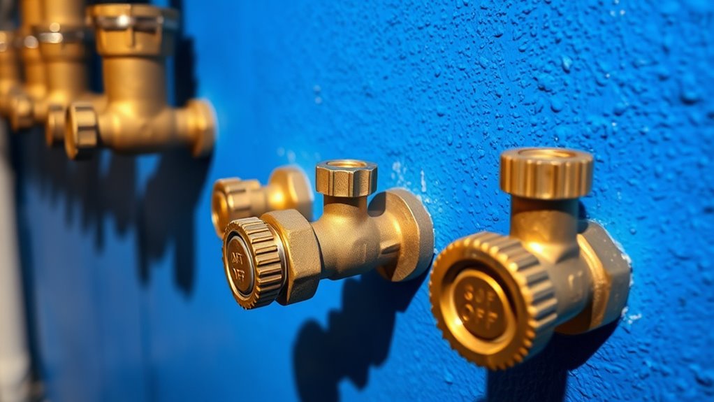 identify and practice shutoff valves