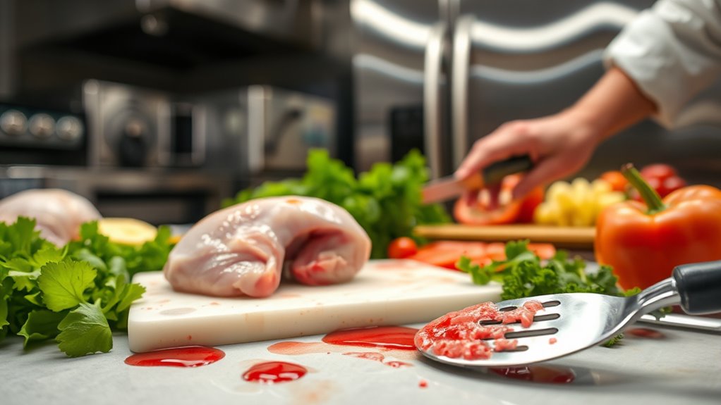 identify kitchen cross contamination hazards