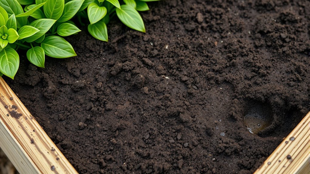 improve raised bed drainage