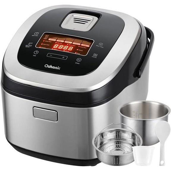 Smart 10-Cup Induction Rice Cooker with LCD Display