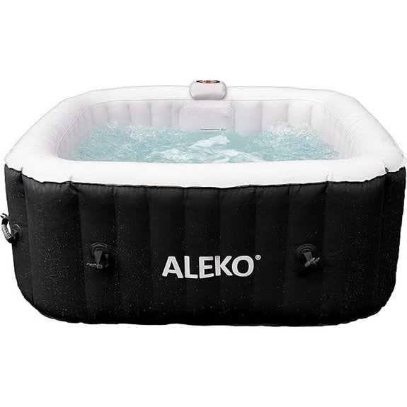ALEKO Inflatable Hot Tub Spa with Cover & Filters