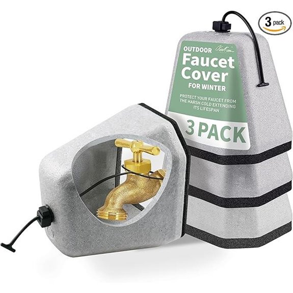 Outdoor Faucet Cover 3 Pack Insulated Water Spigot Protectors