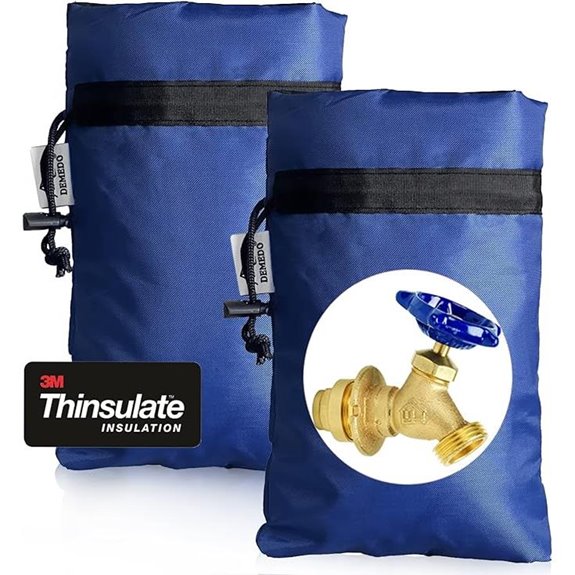 Outdoor Faucet Cover with Thinsulate Insulation 2 Pack