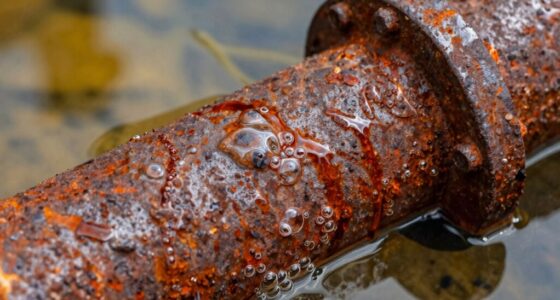 iron sulfur water stains