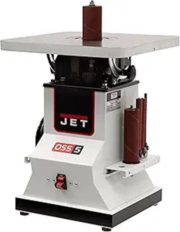 JET Benchtop Oscillating Spindle Sander 1/2 HP 115V 1Ph (Model JBOS-5)