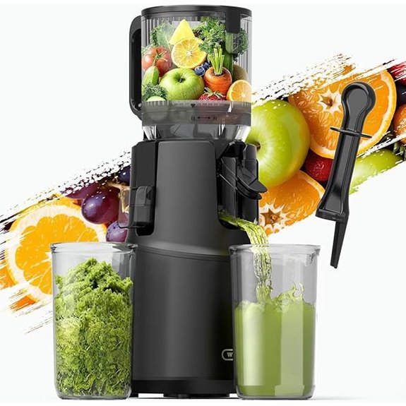 Wetie Cold Press Juicer with Large Feed Chute