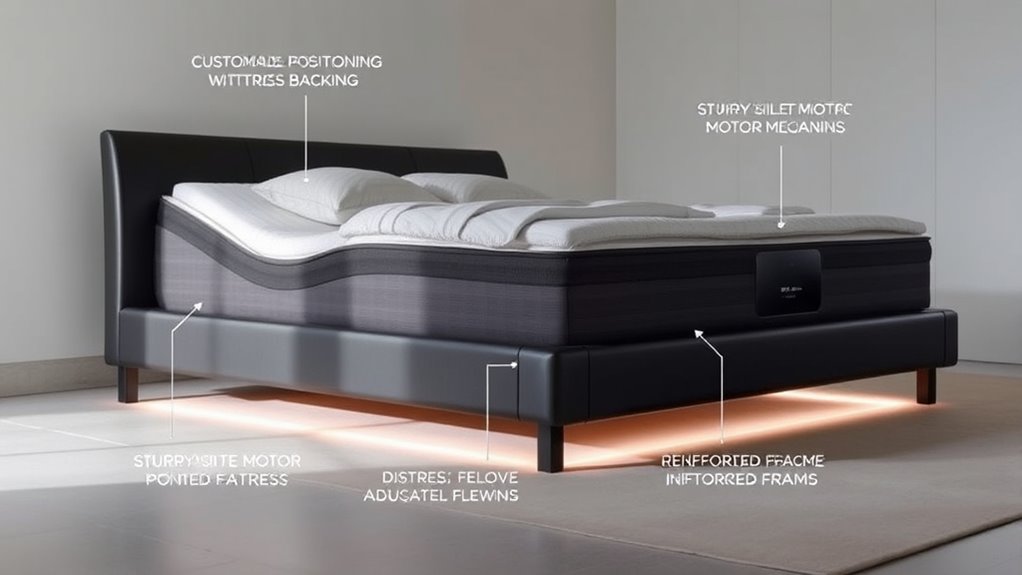key adjustable bed features