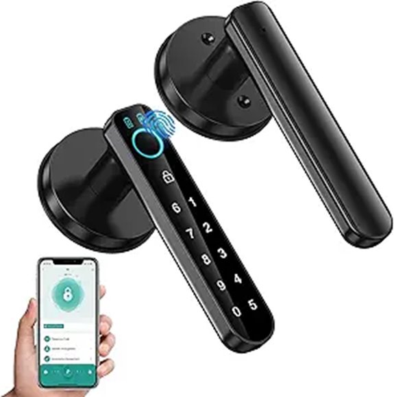 keyless biometric door lock