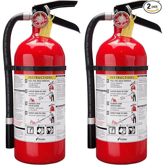Kidde Pro 210 2A:10-B:C Fire Extinguisher 2-Pack