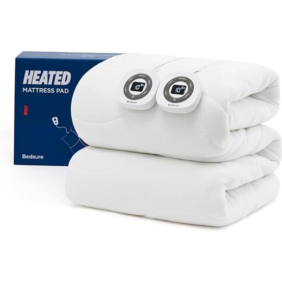 Bedsure King Heated Mattress Pad with Dual Controls